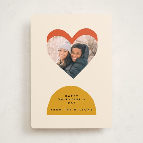 This is a sunshine valentines day with standard by Catherine Culvenor called heart rock printing on recycled smooth signature in standard