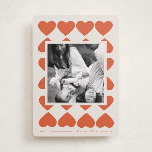 This is a sweetheart valentines day with standard by Blustery August called heart of hearts printing on recycled smooth signature in standard