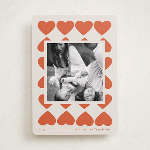 This is a sweetheart valentines day with standard by Blustery August called heart of hearts printing on recycled smooth signature in standard