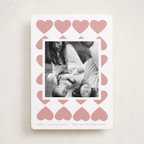 This is a fairy floss valentines day with standard by Blustery August called heart of hearts printing on recycled smooth signature in standard