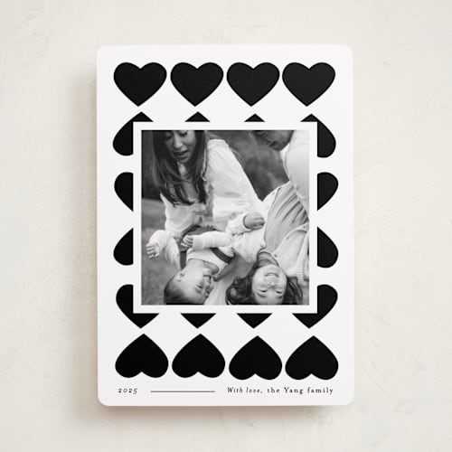 This is a ink valentines day with standard by Blustery August called heart of hearts printing on recycled smooth signature in standard