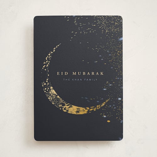 This is a night eid cards with standard by Anna Joseph called clear skies printing on signature in standard