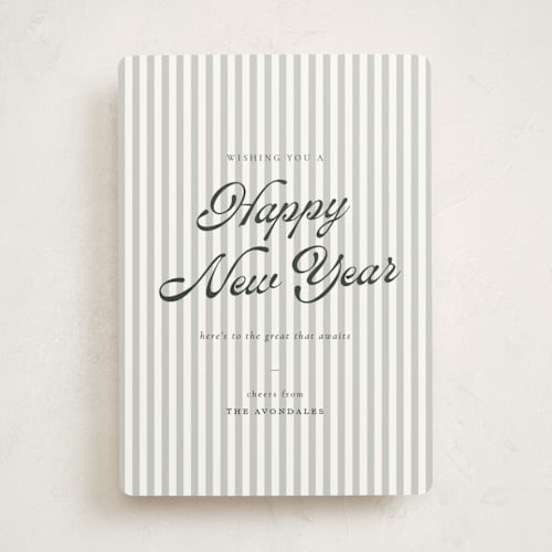 This is a evergreen non photo holiday cards with standard by Sara Hicks Malone called small things printing on signature in standard