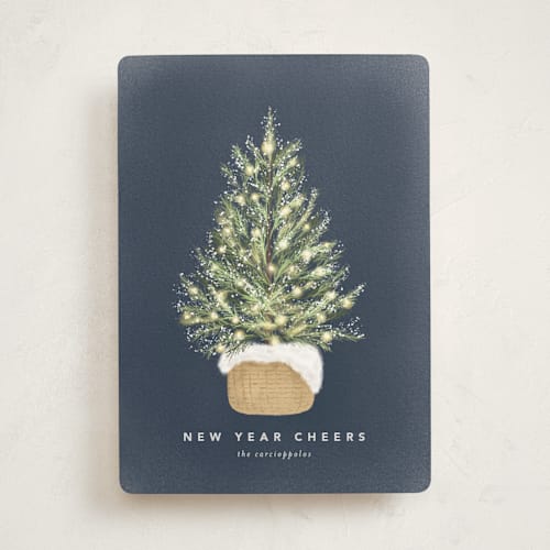 This is a caspian non photo holiday cards with standard by chocomocacino called dengaku printing on signature in standard