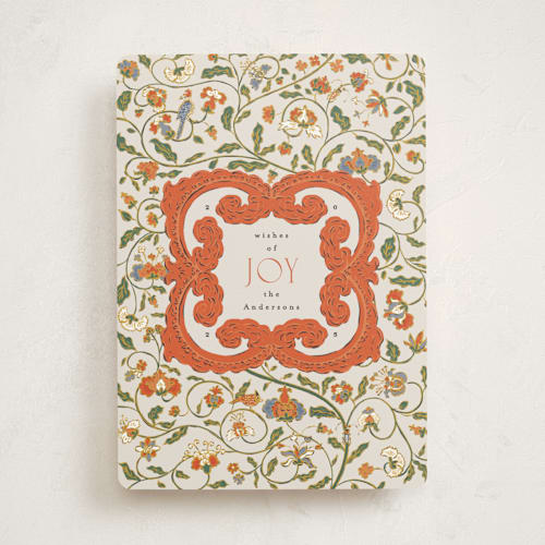 This is a coral met with standard by Gwen Bedat called jardin chinois printing on signature in standard