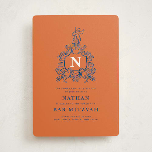 This is a baseball bar mitzvah bat mitzvah invitations with standard by mo kelley called nyc printing on signature in standard