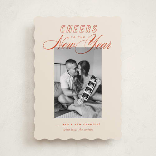 This is a cherry babys first christmas with standard by Oscar and Emma - Karly Depew called retro printing on recycled smooth signature in standard