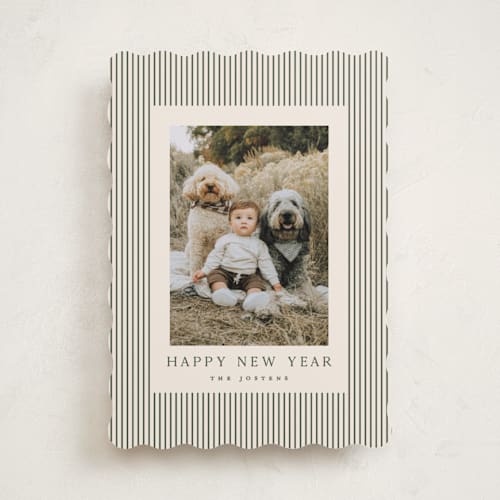 This is a balsam holiday photo cards with standard by Kristie Kern called the prep printing on recycled smooth signature in standard
