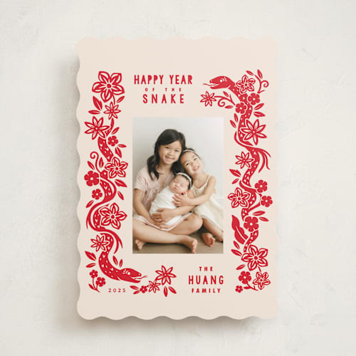 This is a nian gao chinese new year cards by Vivian Yiwing called year of dragon printing on recycled smooth signature in standard