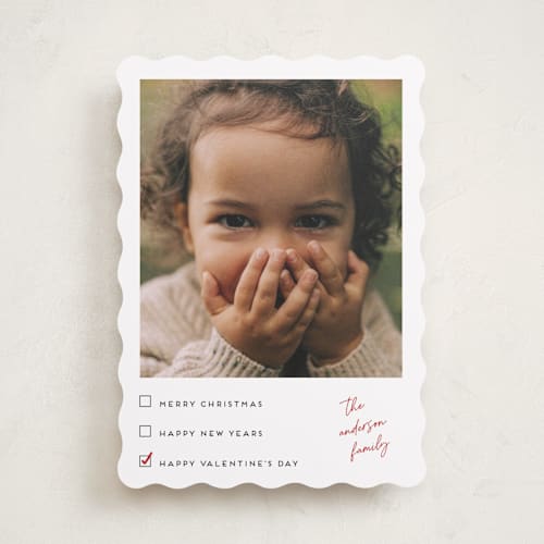 This is a sugar valentines day with standard by Ilene Guy called check list printing on recycled smooth signature in standard