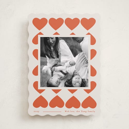 This is a sweetheart valentines day with standard by Blustery August called heart of hearts printing on recycled smooth signature in standard