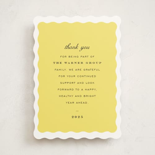 This is a sunshine business holiday cards with standard by Sara Hicks Malone called sunny printing on signature in standard