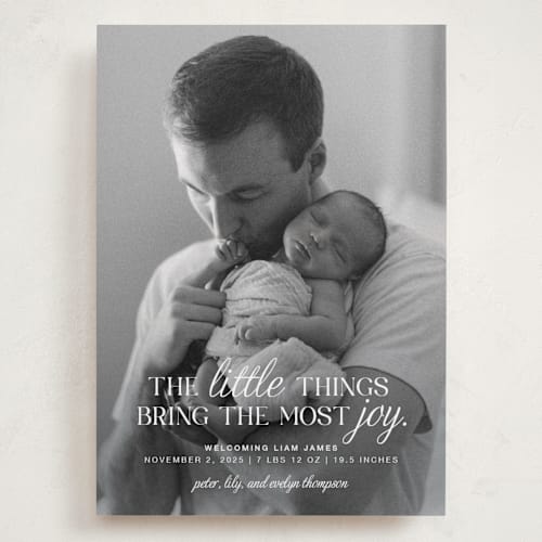 This is a frost babys first christmas with standard by Karen Glenn called little things printing on recycled smooth signature in grand