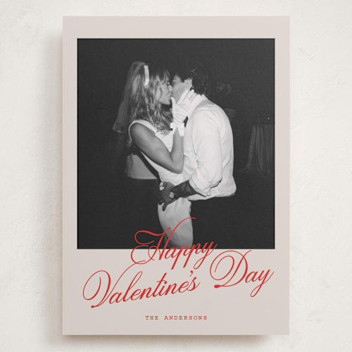 This is a linen valentines day with standard by Cass Loh called forever captured printing on recycled smooth signature in grand