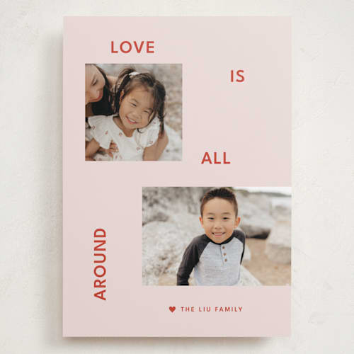 This is a petal valentines day with standard by Kelly Watkins called always love printing on recycled smooth signature in grand