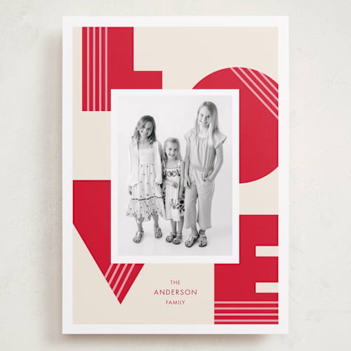 This is a strawberry valentines day with standard by Megan Cash called mod printing on recycled smooth signature in grand