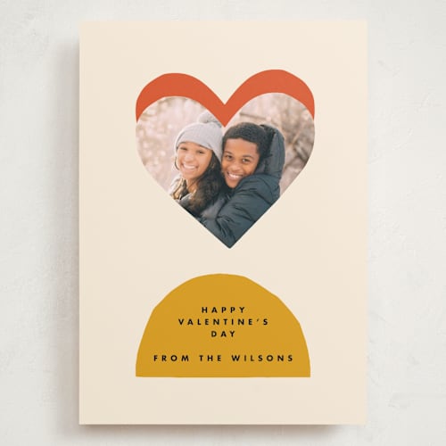 This is a sunshine valentines day with standard by Catherine Culvenor called heart rock printing on recycled smooth signature in grand