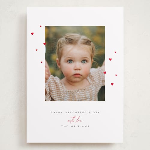 This is a crimsonette valentines day with standard by Pixel and Hank called hearts with love printing on recycled smooth signature in grand