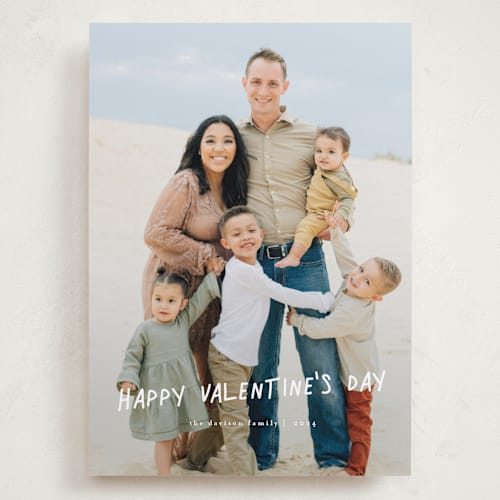 This is a crystal valentines day with standard by chocomocacino called tegole printing on recycled smooth signature in grand