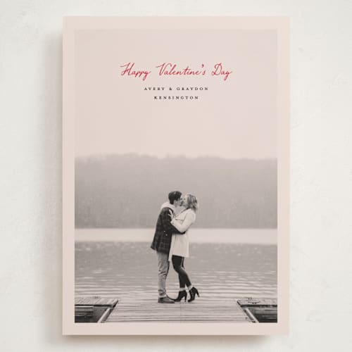 This is a crimson valentines day with standard by Pixel and Hank called a notation printing on recycled smooth signature in grand