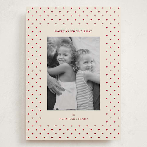 This is a cherry valentines day with standard by Ashlee Townsend called swiss hearts printing on recycled smooth signature in grand