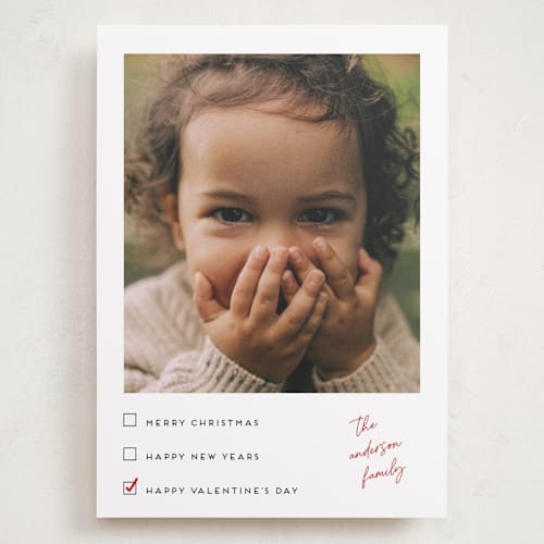 This is a sugar valentines day with standard by Ilene Guy called check list printing on recycled smooth signature in grand