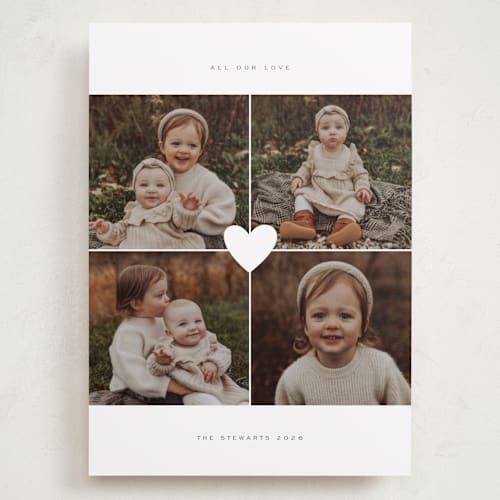 This is a cloud valentines day with standard by Nicole Walsh called heart centered printing on recycled smooth signature in grand