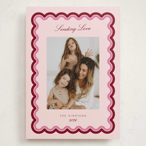 This is a bloom valentines day with standard by Pati Cascino called curvy love printing on recycled smooth signature in grand