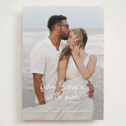 This is a snow valentines day with standard by Lauren Chism called wherever you are printing on recycled smooth signature in grand