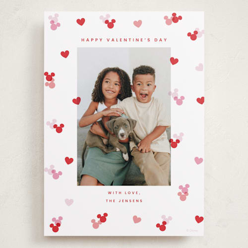 This is a scarlet valentines day with standard by Ellen Schlegelmilch called disney's mickey confetti printing on recycled smooth signature in grand