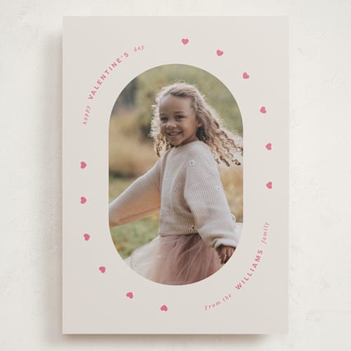 This is a sand valentines day with standard by Kristin Oliversen called oval valentine printing on recycled smooth signature in grand
