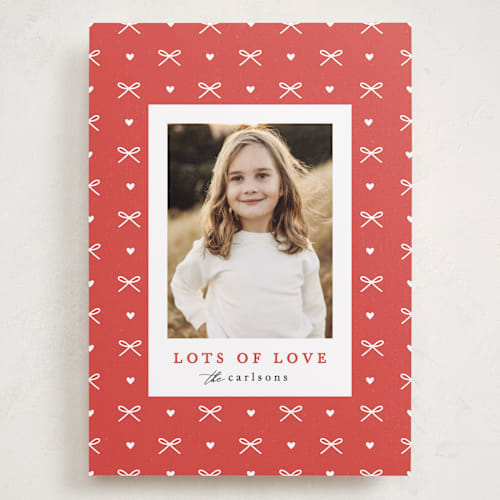 This is a cherry valentines day with standard by Maria Alou called little hearts & bows printing on recycled smooth signature in grand
