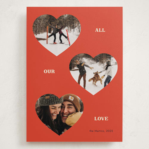 This is a cherry valentines day with standard by Ani Somi called threehearts printing on recycled smooth signature in grand