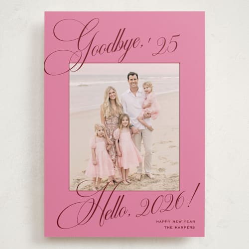 This is a gumdrop holiday photo cards with standard by Megan Davis called praline printing on recycled smooth signature in grand