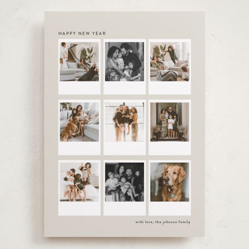 This is a pudding holiday photo cards with standard by Lucrecia Caporale called snapshot stories printing on recycled smooth signature in grand