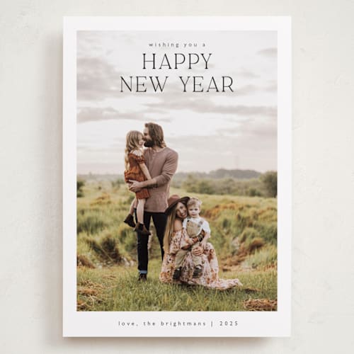 This is a snow holiday photo cards with standard by Chris Griffith called holiday air printing on recycled smooth signature in grand