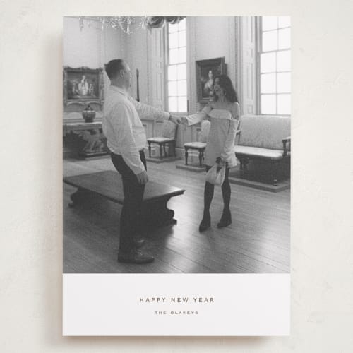 This is a snow holiday photo cards with standard by chocomocacino called konpeito printing on recycled smooth signature in grand