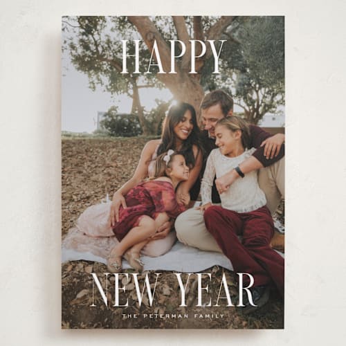 This is a snow holiday photo cards with standard by Rebecca Durflinger called christmas printing on recycled smooth signature in grand