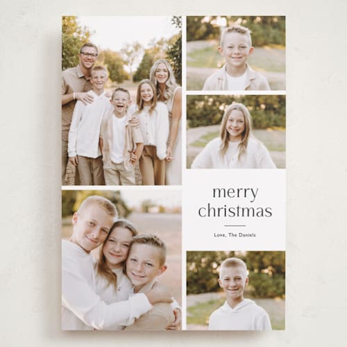 This is a ash holiday photo cards with standard by Carolyn MacLaren called photo lead printing on recycled smooth signature in grand