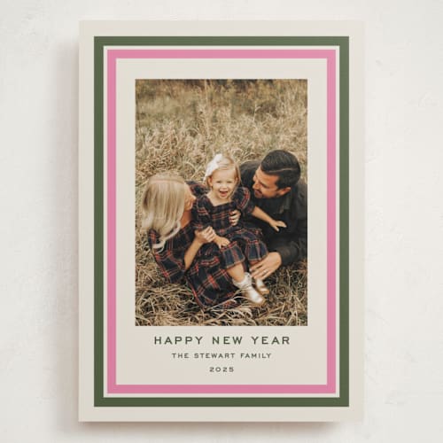 This is a gumdrop holiday photo cards with standard by Megan Davis called hudson printing on recycled smooth signature in grand