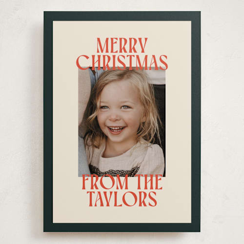 This is a mistletoe holiday photo cards with standard by Ekko Studio called cheerful stack printing on recycled smooth signature in grand