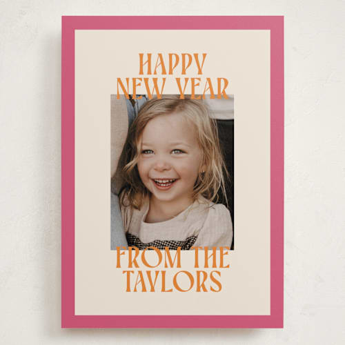 This is a gumdrop holiday photo cards with standard by Ekko Studio called cheerful stack printing on recycled smooth signature in grand