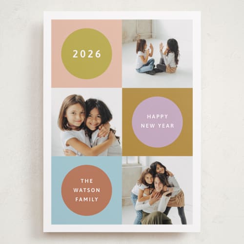 This is a citrine holiday photo cards with standard by Kelly Watkins called colorful printing on recycled smooth signature in grand