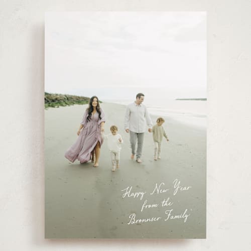 This is a porcelain holiday photo cards with standard by Pixel and Hank called noted printing on recycled smooth signature in grand