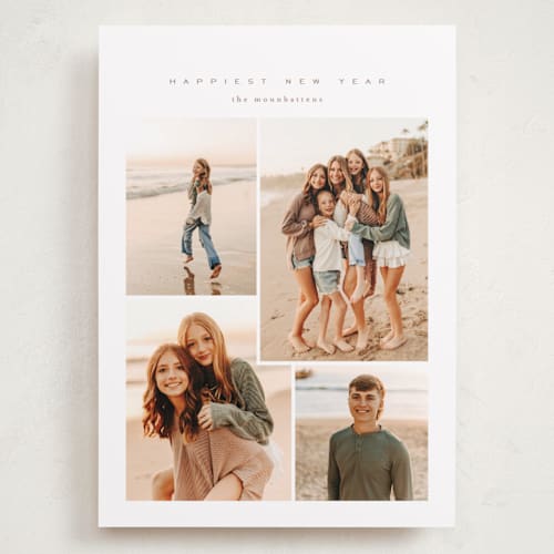 This is a snow holiday photo cards with standard by chocomocacino called xerotiri printing on recycled smooth signature in grand