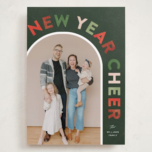 This is a juniper holiday photo cards with standard by Pixel and Hank called around printing on recycled smooth signature in grand