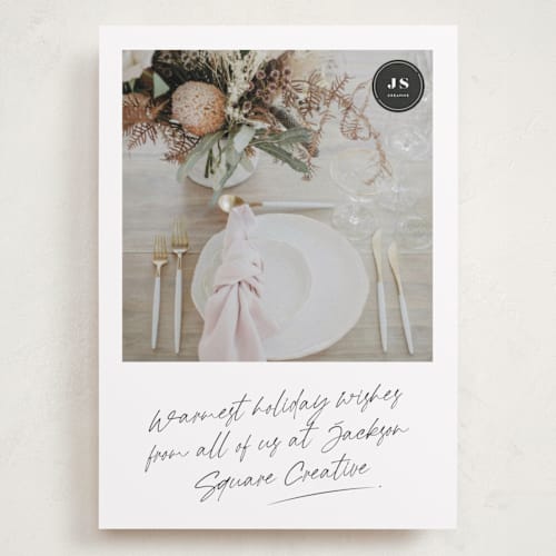 This is a snow holiday photo cards with standard by Adelyn T. called snapshot printing on recycled smooth signature in grand