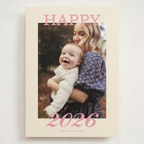 This is a gumdrop holiday photo cards with standard by Baumbirdy called stamped printing on recycled smooth signature in grand