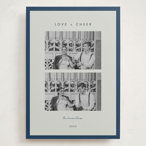This is a winterberry holiday photo cards with standard by Blustery August called bold printing on recycled smooth signature in grand