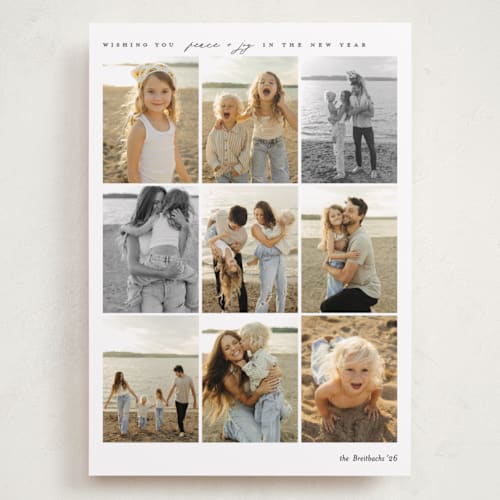 This is a snow holiday photo cards with standard by Carolyn Nicks called magical gallery printing on recycled smooth signature in grand